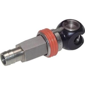 Staal/Messing DN 8 Safety Luchtkoppeling Snelkoppeling 9 mm Slangpilaar - CLS7-H-EN-SEW-9