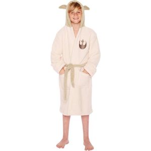 Zachte fleece badjas voor kinderen - Star Wars: Yoda Maat S (4-6 jaar)