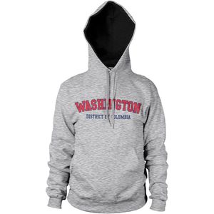 Washington District Of Columbia Hoodie Heather-Grey-S