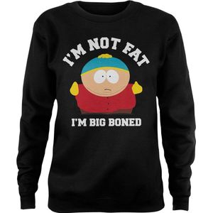 South Park I'm Not Fat I'm Big Boned Girly Sweatshirt Damen Black-S