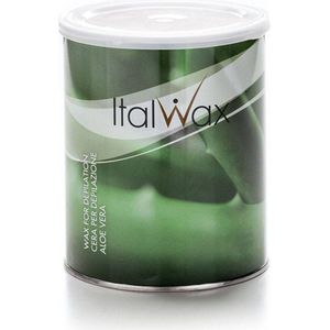 ItalWax Aloe Vera Warm Wax - 800ml Aloë Vera Warme Wax voor Gladde Huid - Pijnloze Ontharing