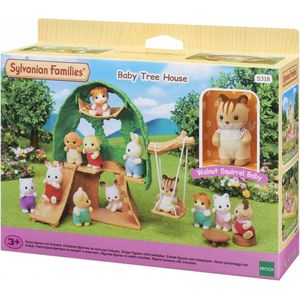 Sylvanian Families  5318 baby boomhut- schommel - 1 baby eekhoorn speelfiguur