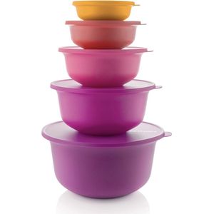 Tupperware Aloha set 5 delig