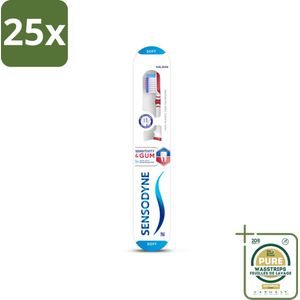 25 x Sensodyne - Tandenborstel - Gevoeligheid & Tandvlees - Tandvlees Versterkend - 1 tandenborstel - Grootverpakking - Gevoeligheid - Tandvlees - Tandenborstel - Tandenborstel Gevoelig - Tandenborstel Tandvlees