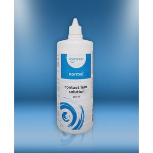 Lenzenvloeistof Normaal - 380 ml - Eyewear - Voor zachte contactlenzen - Contactlensvloeistof - Desinfecterend - Liquid for soft contact lenses - Vloeistof lenzen