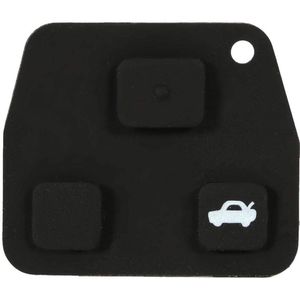 3 Knoppen Afstandsbediening Auto Sleutel Fob Shell Cover Case Rubber Pad Voor A-ven-sis Co-ro-l-la Rav-4