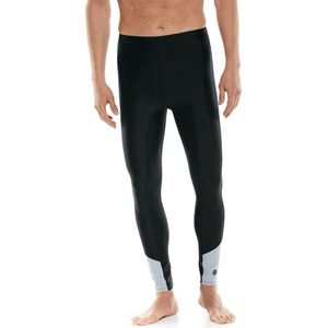 Coolibar - UV-werende Zwemlegging voor heren - Point Break - Zwart - maat S