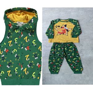 Vest & pyjama set jongens - Cijfers - I’M 3