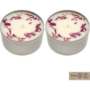 Mia Box Geurkaars Open Keuken - 2 x 160 g - Geurkaarsen Handgemaakt met 4 Essentiele Olien - Vegan