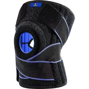Kniestabilisator - kniebandage met patella gel pads en veerstabilisatoren - voor mannen en vrouwen - kniepijn - gezwollen gewrichten - meniscusscheur - maat S
