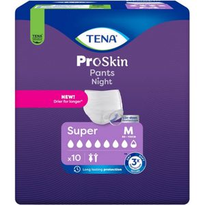 Tena Proskin Pants Night Super - Incontinentiebroekjes - 4 pakken van 10 stuks