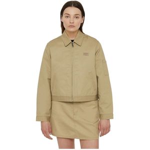 Dickies - Lined Eisenhower - Jas - Zwart - Gewatteerd Nylon Taffeta Voering