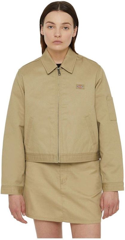 Dickies - Lined Eisenhower - Jas - Zwart - Gewatteerd Nylon Taffeta Voering