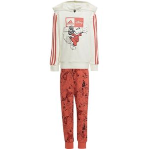 adidas Sportswear adidas x Disney Mickey Mouse Joggingpak met Hoodie - Kinderen - Wit- 104