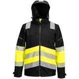 Portwest PW3 Hi-Vis Klasse 1 extreme Regenjack PW368 - Geel/Zwart - 4XL
