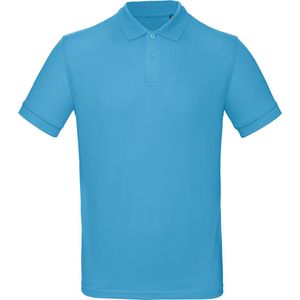 B&C Men's organic polo shirt CGPM430 - Very Turquoise - XL