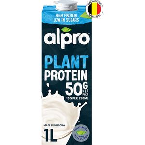 Alpro - Natuurlijke Sojamelk - Plantaardige sojadrank - Alternatief voor Natuurlijke Sojamelk - 4 x 4L