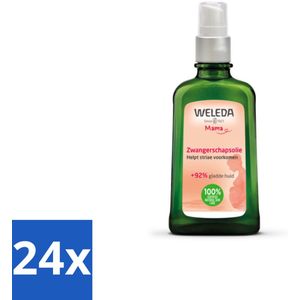 24 x WELEDA - Zwangerschapsolie - Mama & Baby - 100 ml - Zwangerschapsolie - Striae Vermindering - Zwangerschapsmassage - Huidverzorging Zwangerschap - Natuurlijke Zwangerschapsolie