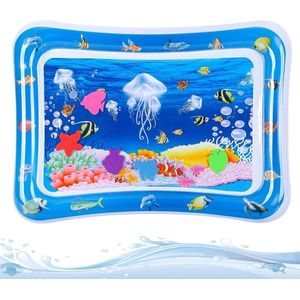Sensorische watermat opblaasbaar waterkussen voor kinderen - waterpark speelgoedcadeau met kwallen-effect