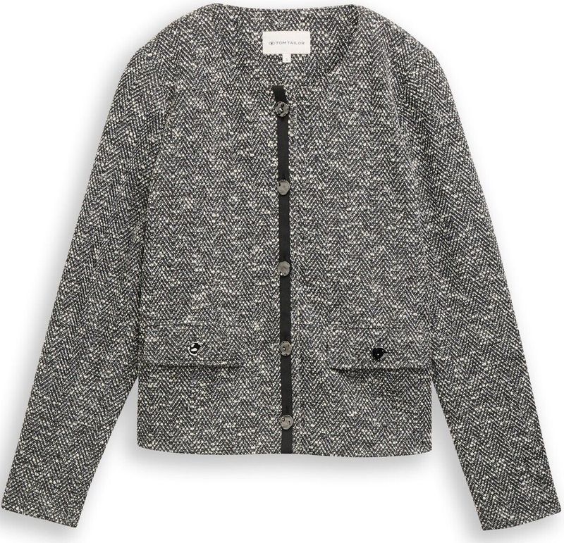 Tom Tailor Regular fit bouclé jas