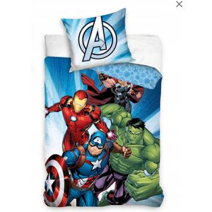 Marvel Avengers Dekbedovertrek 140 x 200 Katoen 2in1