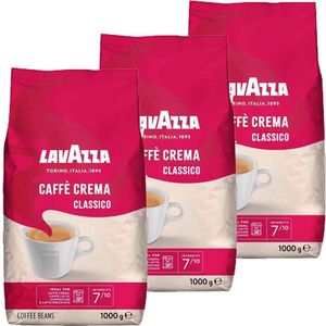 Lavazza Caffè Crema Classico - koffiebonen - 3 x 1 kilo