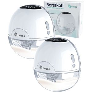 Baboa® - Dubbele Draadloze Elektrische Borstkolf - Borstvoeding - BPA Vrij - Extra Borstschildverkleiners - Draagbaar Kolfapparaat - Extra Moedermelk Bewaarzakjes