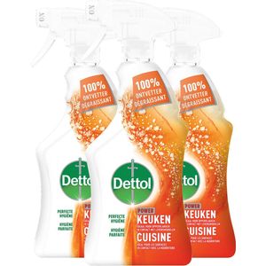 BE - Dettol Nettoyant Cuisine Power 750ml - 3 Stuks - Voordeelverpakking