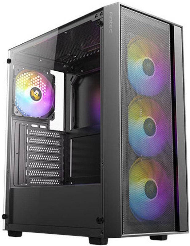 Antec AX65 - Midi Tower - PC Behuizing - Zwart - 3x 120 mm ARGB Ventilatoren