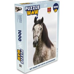 Puzzel Paard - Andalusiër - Halster - Schimmel - Legpuzzel - Puzzel 1000 stukjes volwassenen