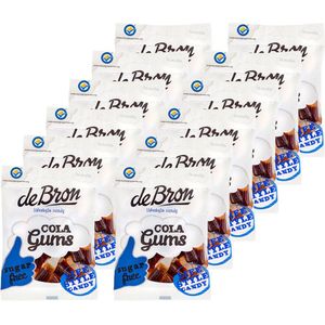De Bron | Cola Gums | 12 stuks | 12 x 100 gram
