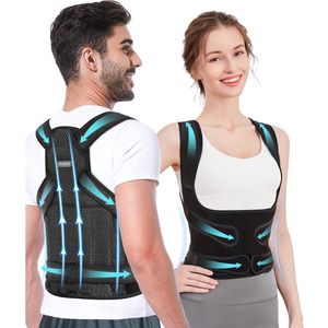 Caresense Rugbrace Man & Vrouw verstelbaar - Postuur corrector - Schouderbraces - Houding correctie brace - maat M