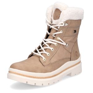 Remonte - FIBER-GRIP - Winterlaarzen - Camelkleur - Veterenkellaars met Scheerwollen Voering en TEX