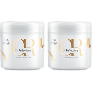 Wella Oil Reflections Luminous Reboost Mask 150ML - 2 Stuks - Voordeelverpakking