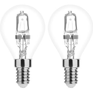 Modee - ECO Halogeen Globe Mini P45 - Dimbare Lamp - Warm Wit - 42W - 624lm - 2700K - 2 stuks