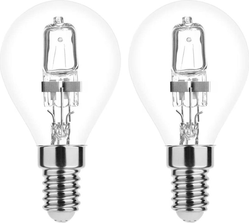 Modee - ECO Halogeen Globe Mini P45 - Dimbare Lamp - Warm Wit - 42W - 624lm - 2700K - 2 stuks