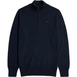 G-STAR - Premium Core - Trui - Marine - Halve Rits - Lange Mouw