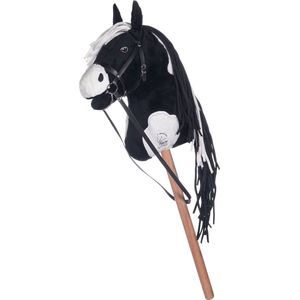 HKM stokpaard - Pro Hobby horse - zwart/wit