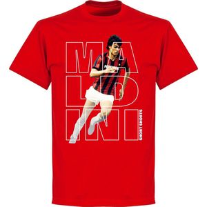 Maldini Short Shorts T-shirt - Rood - 3XL