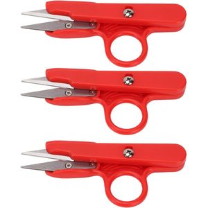 3 Stuks Roestvrijstalen Naaischaar Tondeuses - Multifunctionele Quick-Clip Garen Draadafsnijder