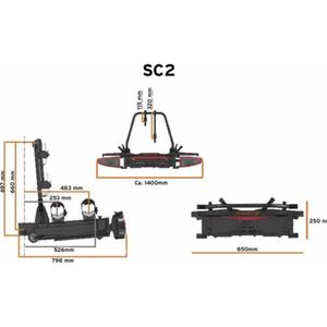 Spinder SC2 Fietsendrager