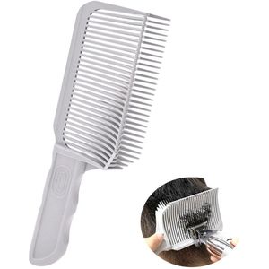 Barber Gradient Kam - Gradient Kam Haarsnit - Gradient Kam Professionele Gebogen Positionering Haarknipkam - Gebogen Positionering Haarknipkam - Voor Thuis, Salon - Grijs