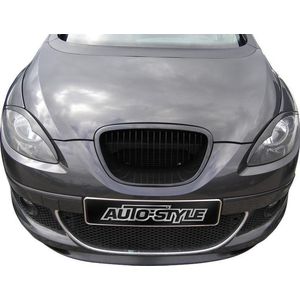 AutoStyle Embleemloze Grill passend voor Seat Leon/Altea/Toledo 1P 2005-2009 Excl. FR/Cupra