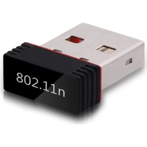 DrPhone W13 USB Draadloze Wifi adapter - WiFI Dongle - Single Band 2.4 GHz - tot 150 Mbps - 802.11n draadloze internet dongle - PC / Computer
