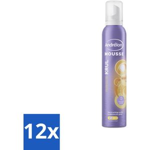Andrélon - Perfecte Krul - Haarstyling - 200 ml - Voordeelverpakking - 12 stuks
