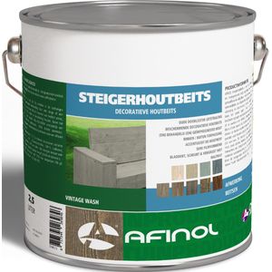Afinol steigerhoutbeits grey wash - 2,5 liter