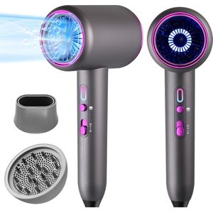 Ionische Föhn met Diffuser - Professionele Föhn met Diffuser - Haardroger - Reis Föhn