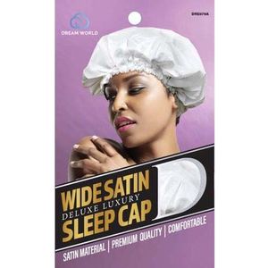 DREAM W-SLEEP CAP LARGE SATIN