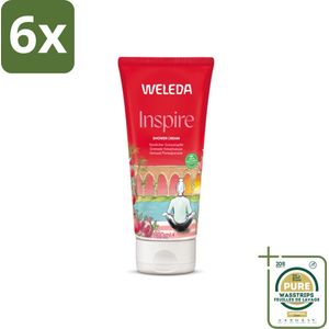 WELEDA - Douchecrème Granada Inspire - Granaatappel - 200 ml - Voordeelverpakking - 6 stuks - Weleda - Biologische