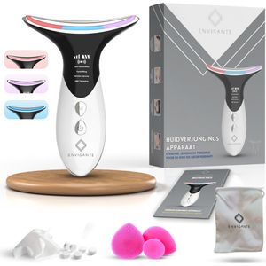 Envigante Huidverjongingsapparaat | Led gezichtsmasker | Facelift apparaat | Anti rimpel | Gezichtsmassage | Nekmassage